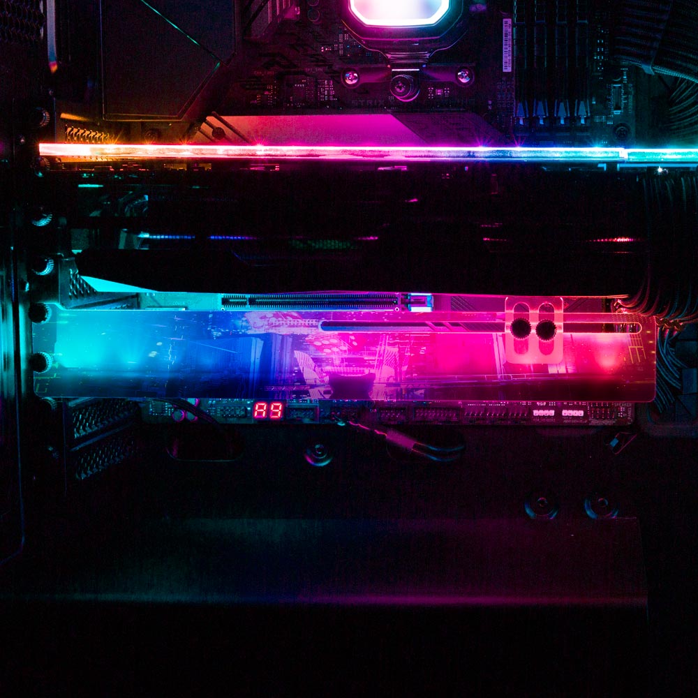 Ultimate Freedom RGB GPU Support Bracket - Dan Giuz - V1Tech