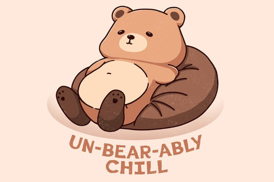 Un-bear-ably Chill Plexi Glass Wall Art - Fanfreak - V1Tech