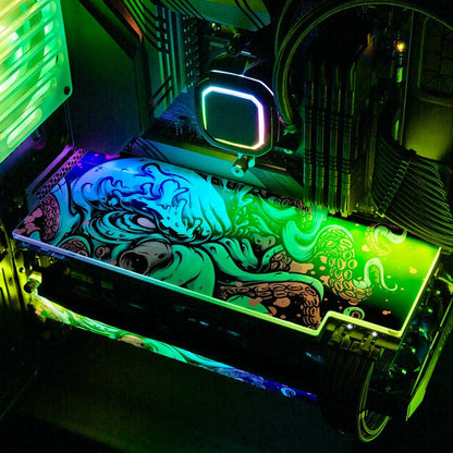 Underwater Sea Creature RGB GPU Backplate - Daniele Caruso - V1Tech