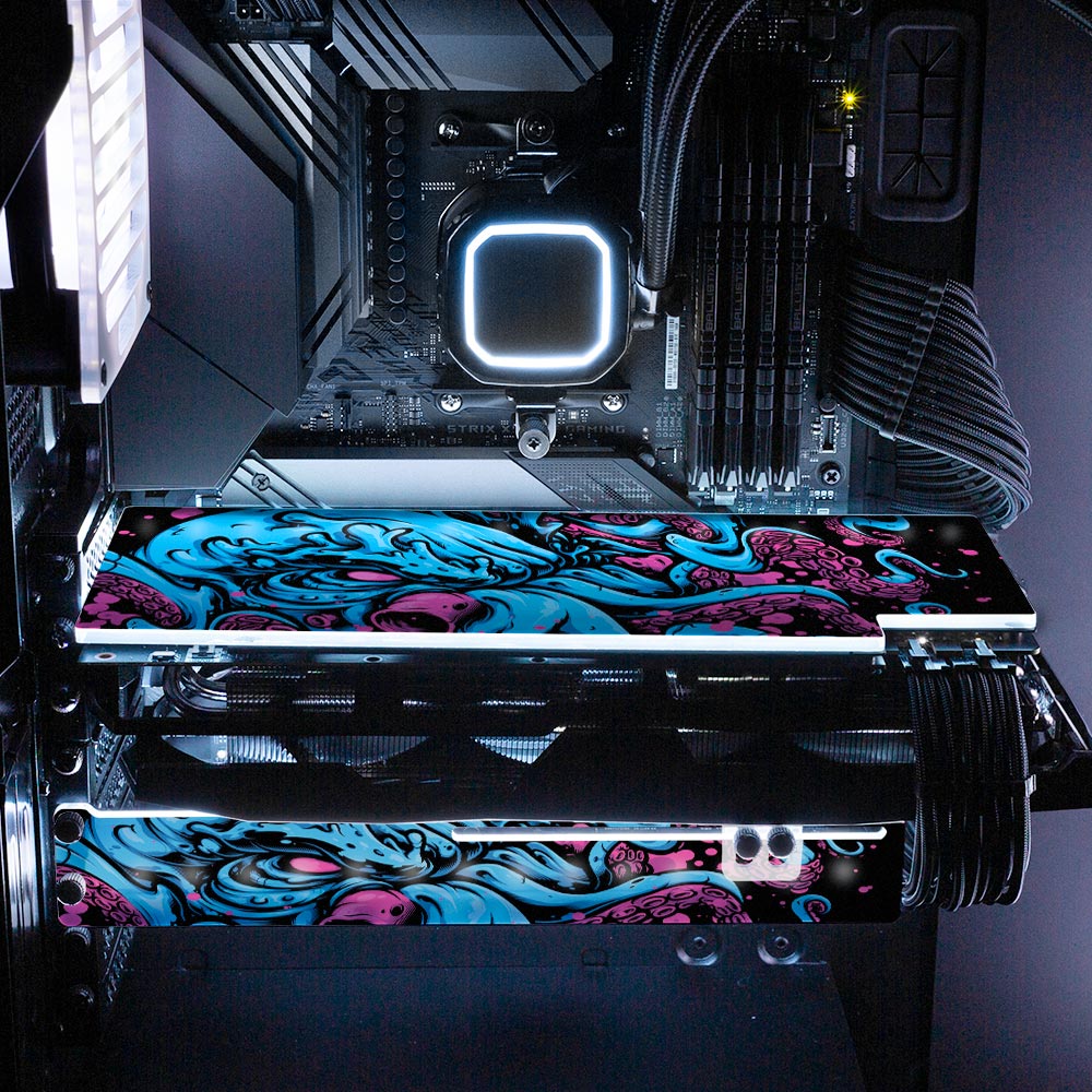 Underwater Sea Creature RGB GPU Backplate - Daniele Caruso - V1Tech