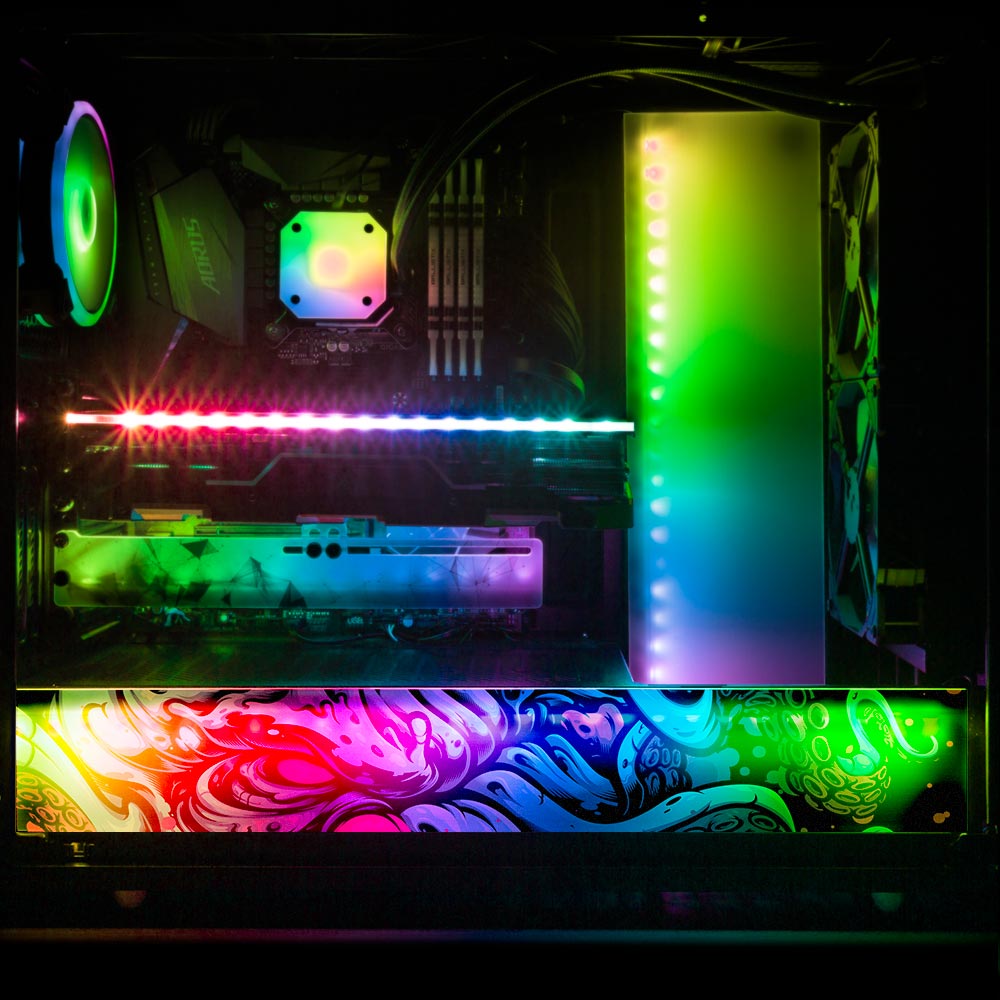 Underwater Sea Creature RGB PSU Shroud Cover - Daniele Caruso - V1Tech