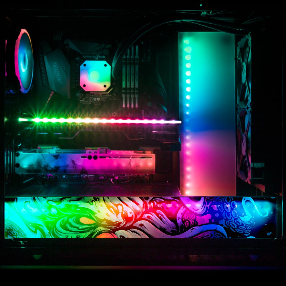 Underwater Sea Creature RGB PSU Shroud Cover - Daniele Caruso - V1Tech