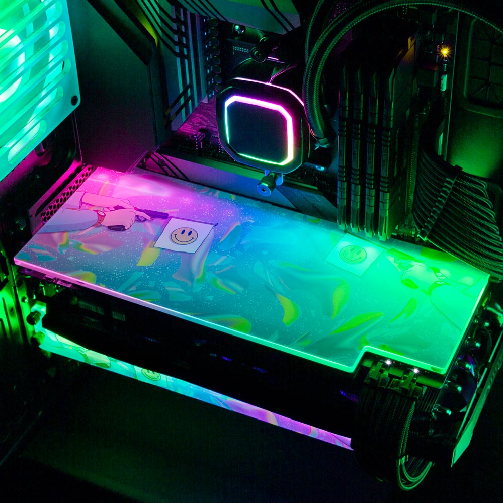 Universe Guns RGB GPU Backplate - Javilostcontrol - V1Tech