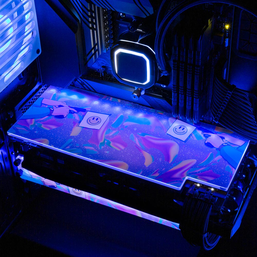 Universe Guns RGB GPU Backplate - Javilostcontrol - V1Tech