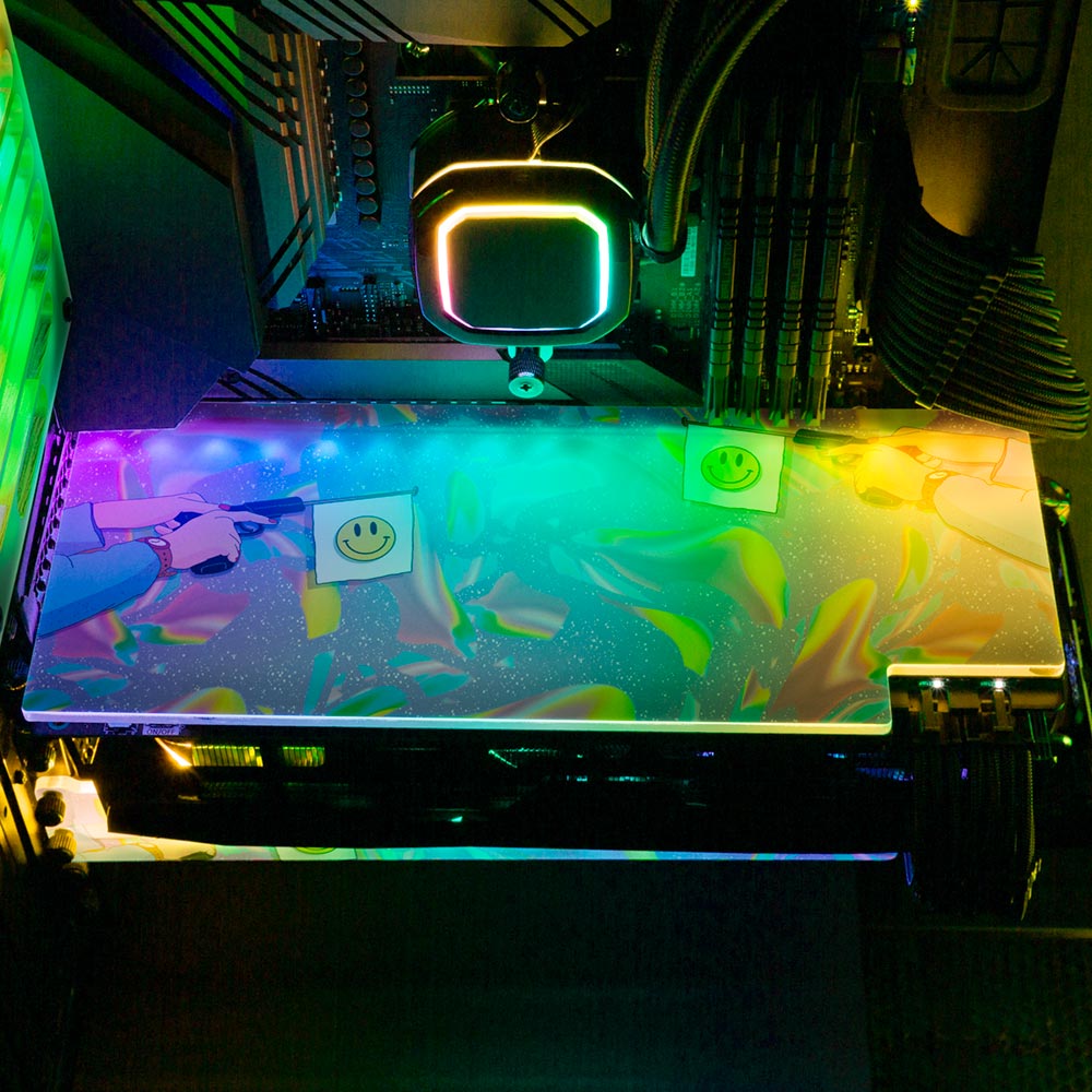 Universe Guns RGB GPU Backplate - Javilostcontrol - V1Tech