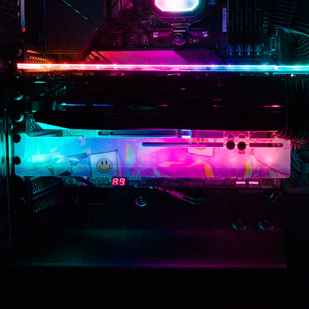 Universe Guns RGB GPU Support Bracket - Javilostcontrol - V1Tech