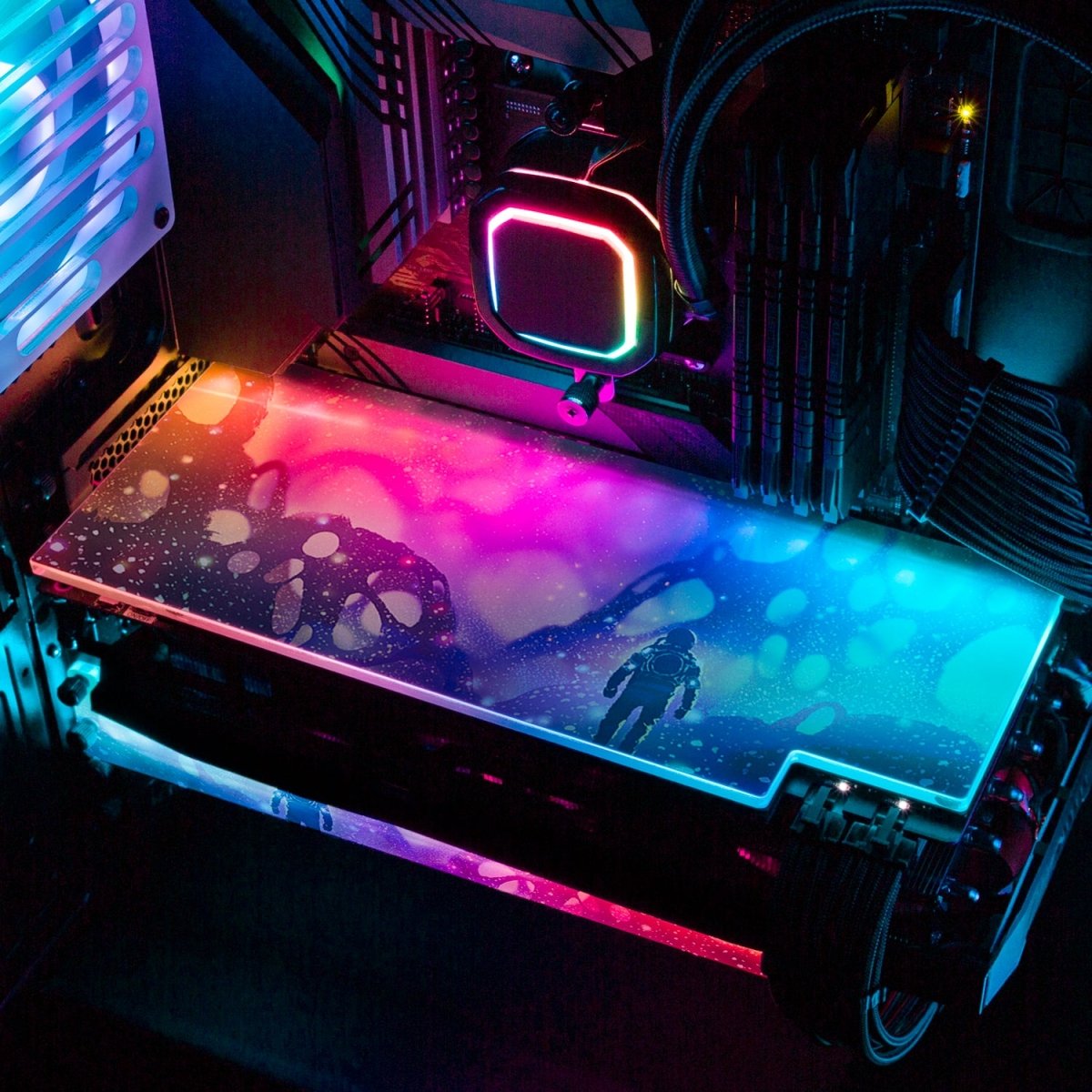 Unknown Land RGB GPU Backplate - V1Tech