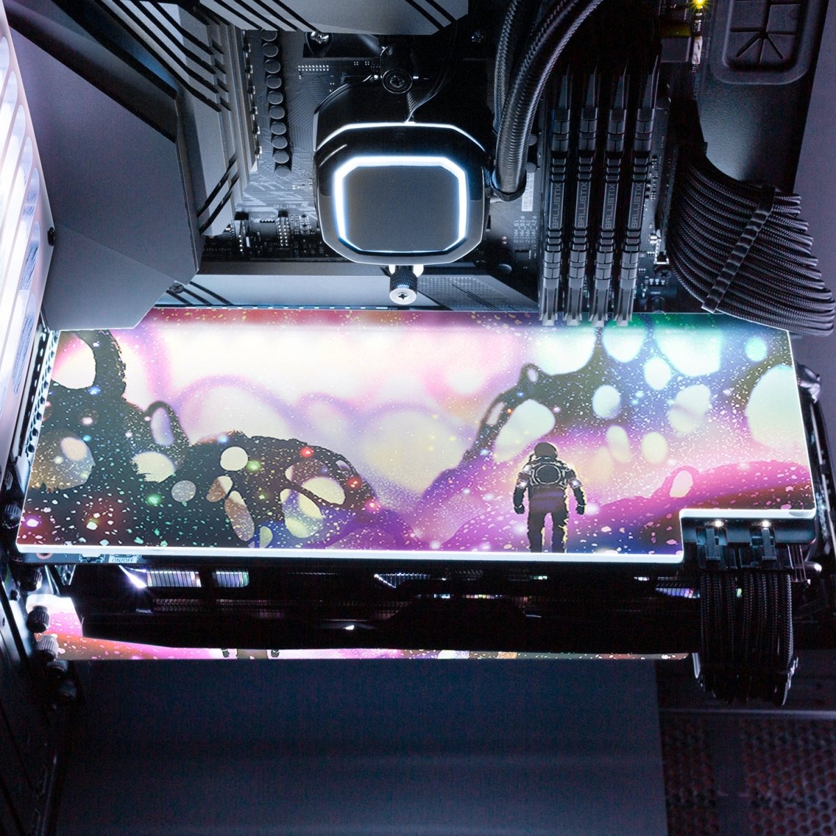 Unknown Land RGB GPU Backplate - V1Tech