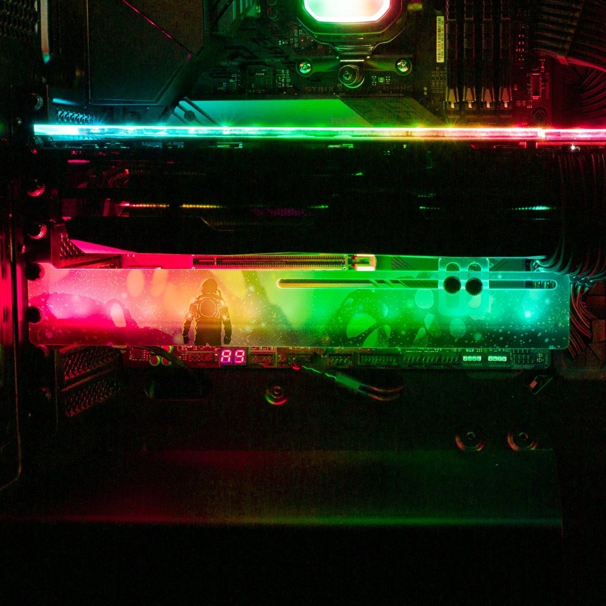 Unknown Land RGB GPU Support Bracket - V1Tech