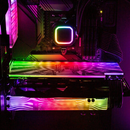 Unlock Your Mind RGB GPU Backplate - Tankuss - V1Tech