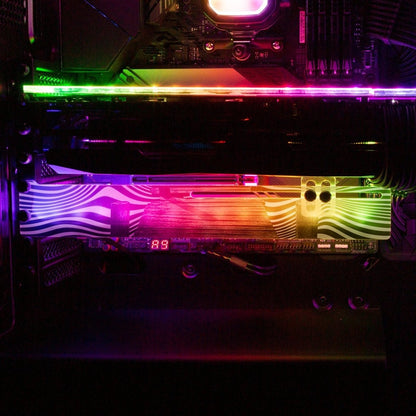 Unlock Your Mind RGB GPU Support Bracket - Tankuss - V1Tech