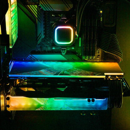 Urbe RGB GPU Backplate - Cajuca Art - V1Tech