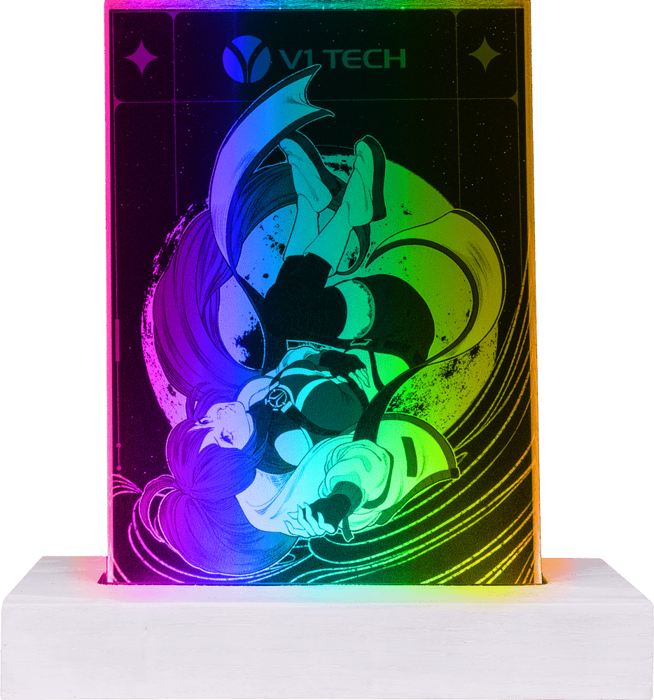 V1 Tech RGB Desk Art Stand Vertical - V1 Tech - V1 Tech