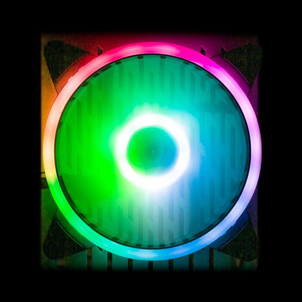 V1Tech Addressable RGB Fan 120mm 1800RPM PWM - V1Tech