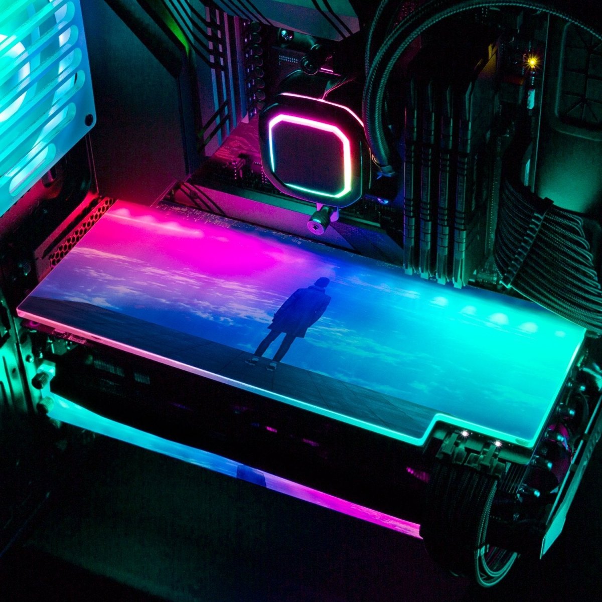 V2 City of Dreams RGB GPU Backplate - Nogar007 - V1Tech