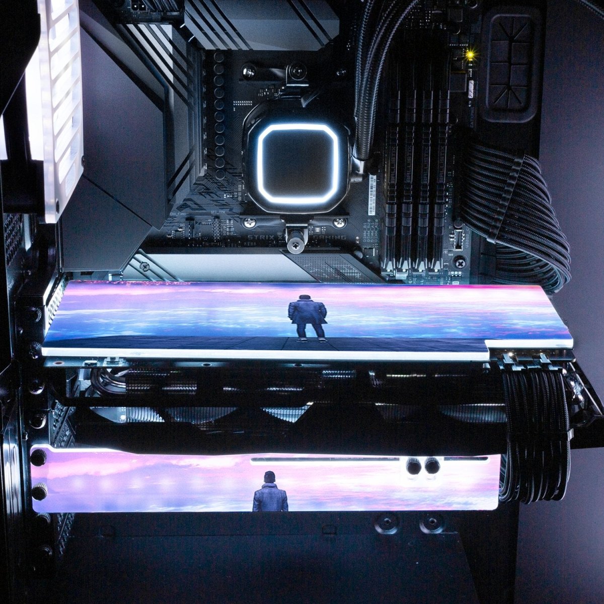 V2 City of Dreams RGB GPU Backplate - Nogar007 - V1Tech