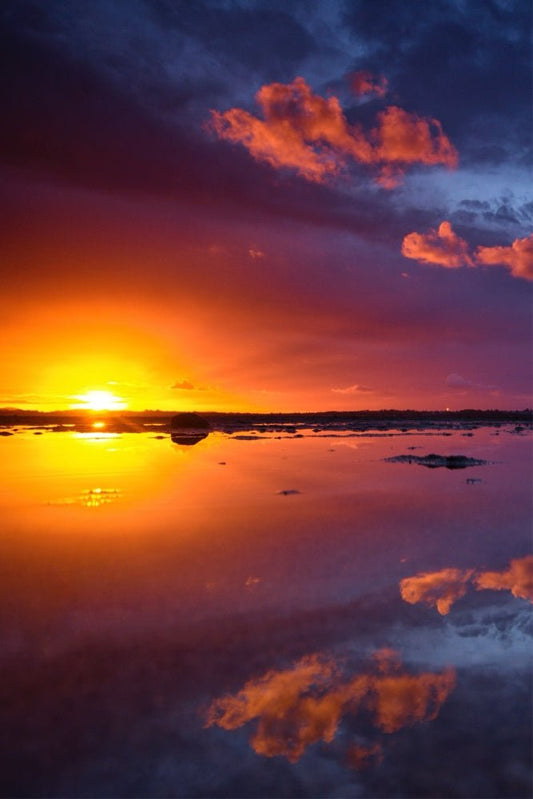 V2 Cloudy Sunset Plexi Glass Wall Art - Ben Mulder Photography - V1Tech