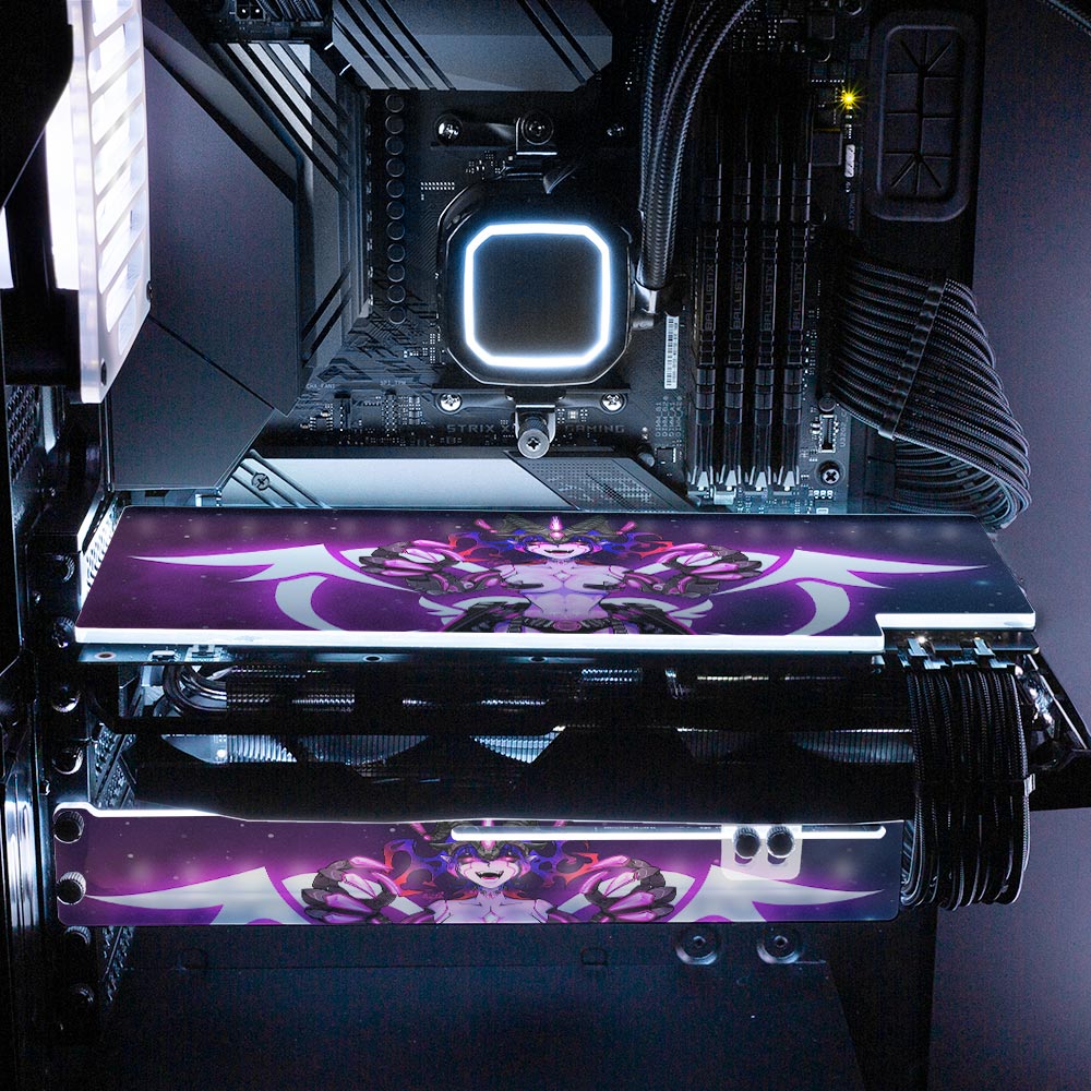 V2 Cyberlust Void Walker RGB GPU Backplate - Ghost Data - V1Tech