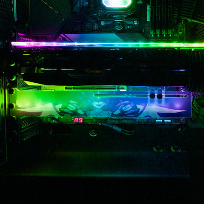 V2 Cyberlust Void Walker RGB GPU Support Bracket - Ghost Data - V1Tech