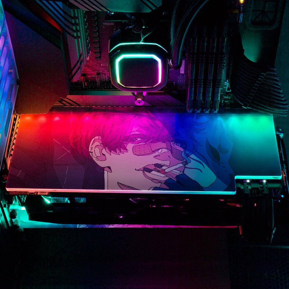 V2 Say Your Prayers RGB GPU Backplate - Kuurakuu - V1Tech