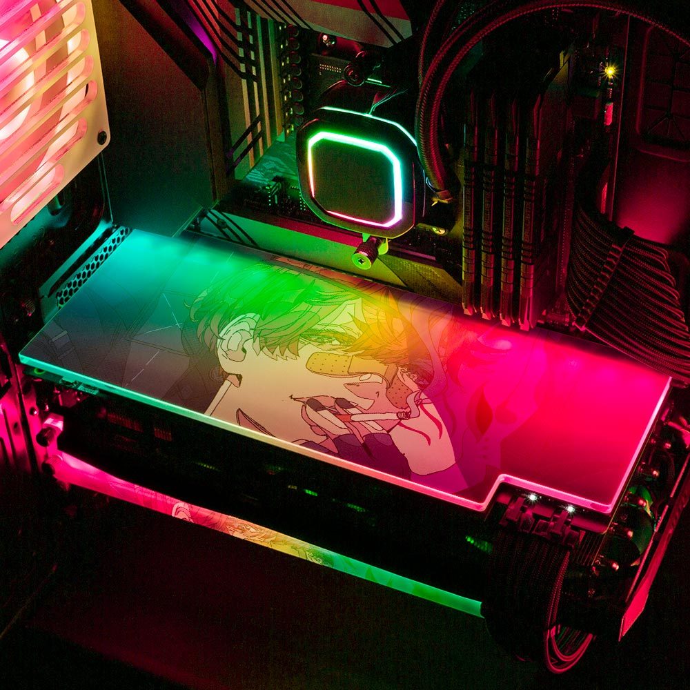 V2 Say Your Prayers RGB GPU Backplate - Kuurakuu - V1Tech