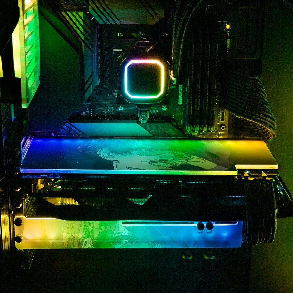 V2 Say Your Prayers RGB GPU Backplate - Kuurakuu - V1Tech