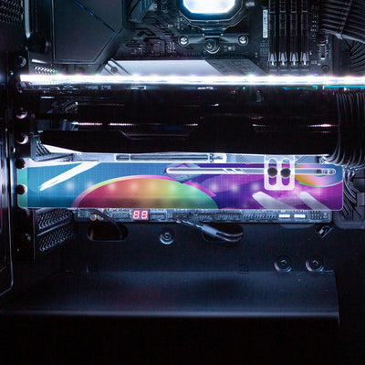 Vaporswavey RGB GPU Support Bracket