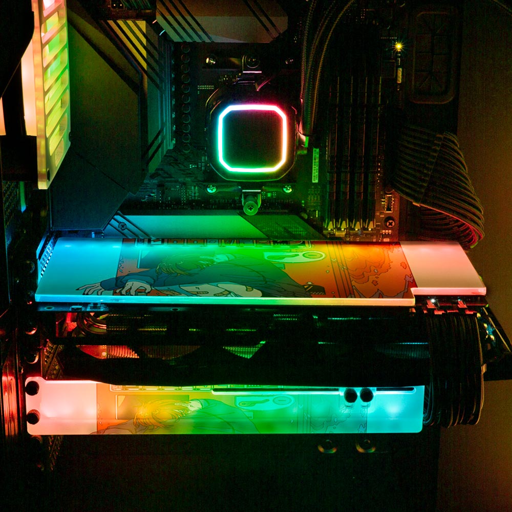 Vending Machine RGB GPU Backplate - Kuurakuu - V1Tech