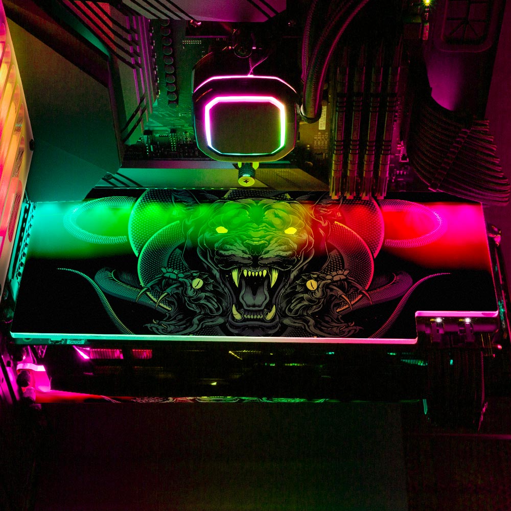 Venomous Rebirth RGB GPU Backplate - Daniele Caruso - V1Tech