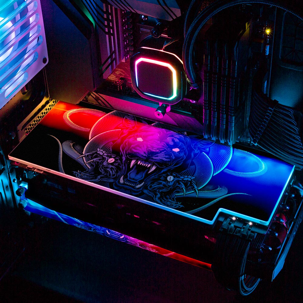 Venomous Rebirth RGB GPU Backplate - Daniele Caruso - V1Tech