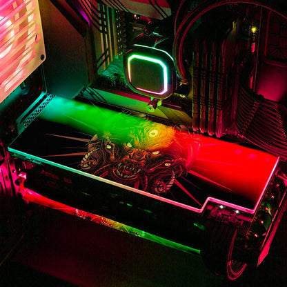 Vermilion RGB GPU Backplate - Daniele Caruso - V1Tech