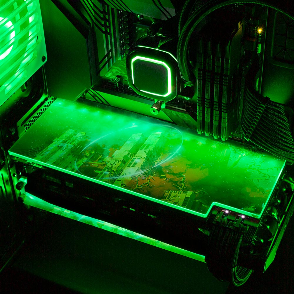 Virtual Roots RGB GPU Backplate - Dan Giuz - V1Tech