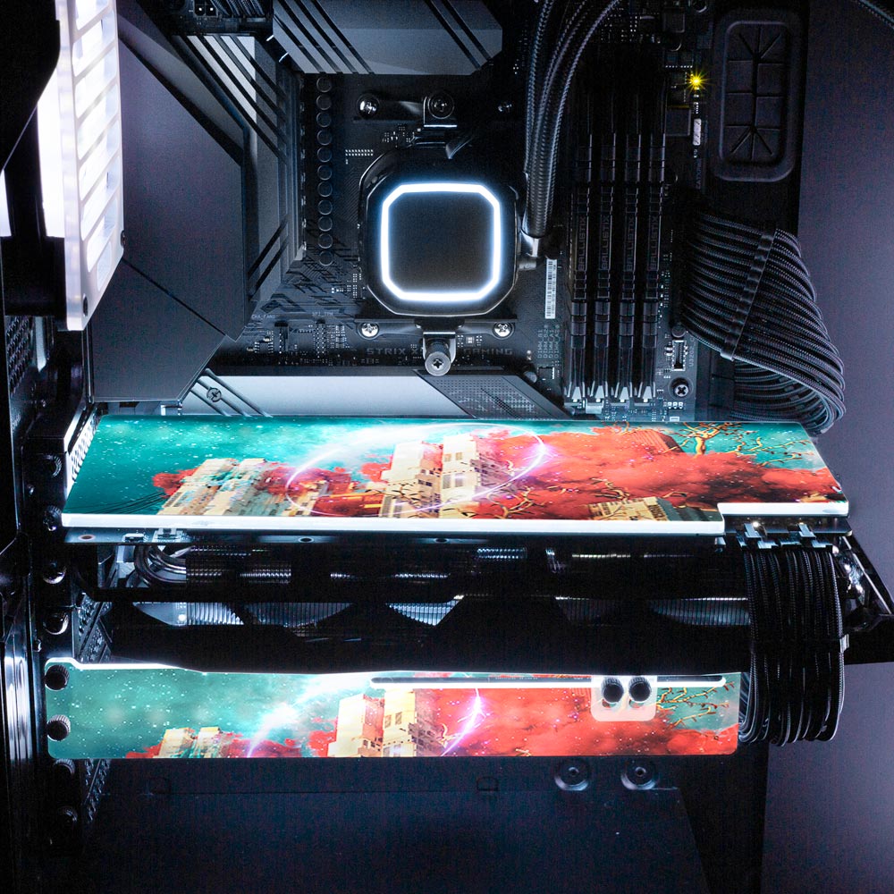 Virtual Roots RGB GPU Backplate - Dan Giuz - V1Tech