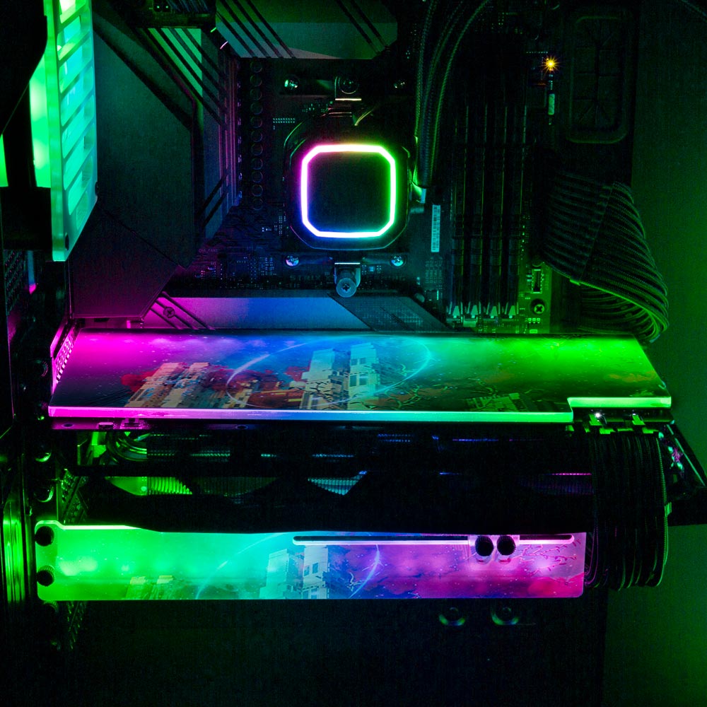 Virtual Roots RGB GPU Backplate - Dan Giuz - V1Tech