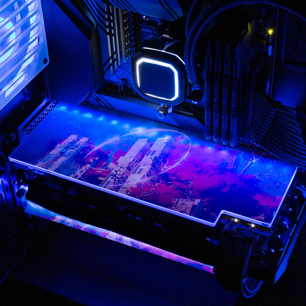 Virtual Roots RGB GPU Backplate - Dan Giuz - V1Tech