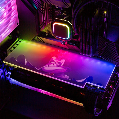 Void Walker Pinup RGB GPU Backplate - Ghost Data - V1Tech