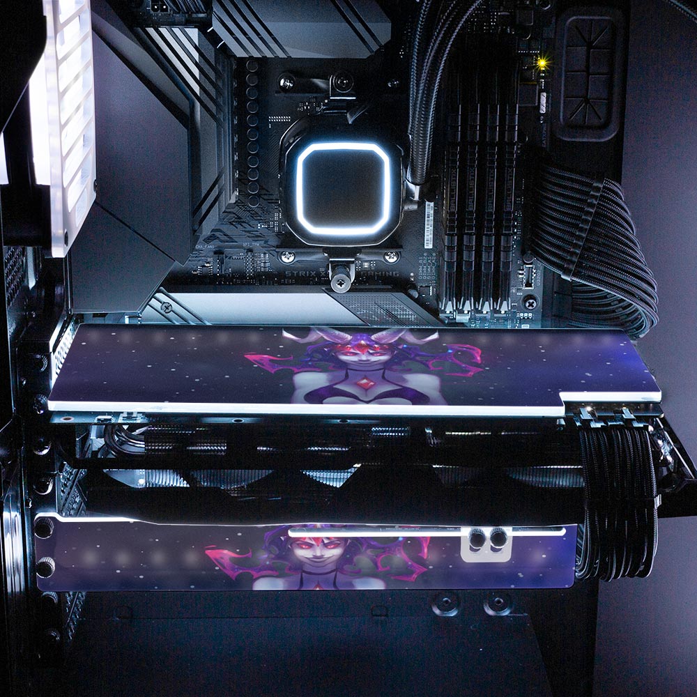 Void Walker RGB GPU Backplate - Ghost Data - V1Tech