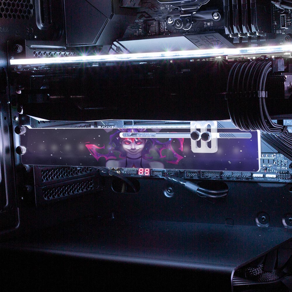 Void Walker RGB GPU Support Bracket - Ghost Data - V1Tech