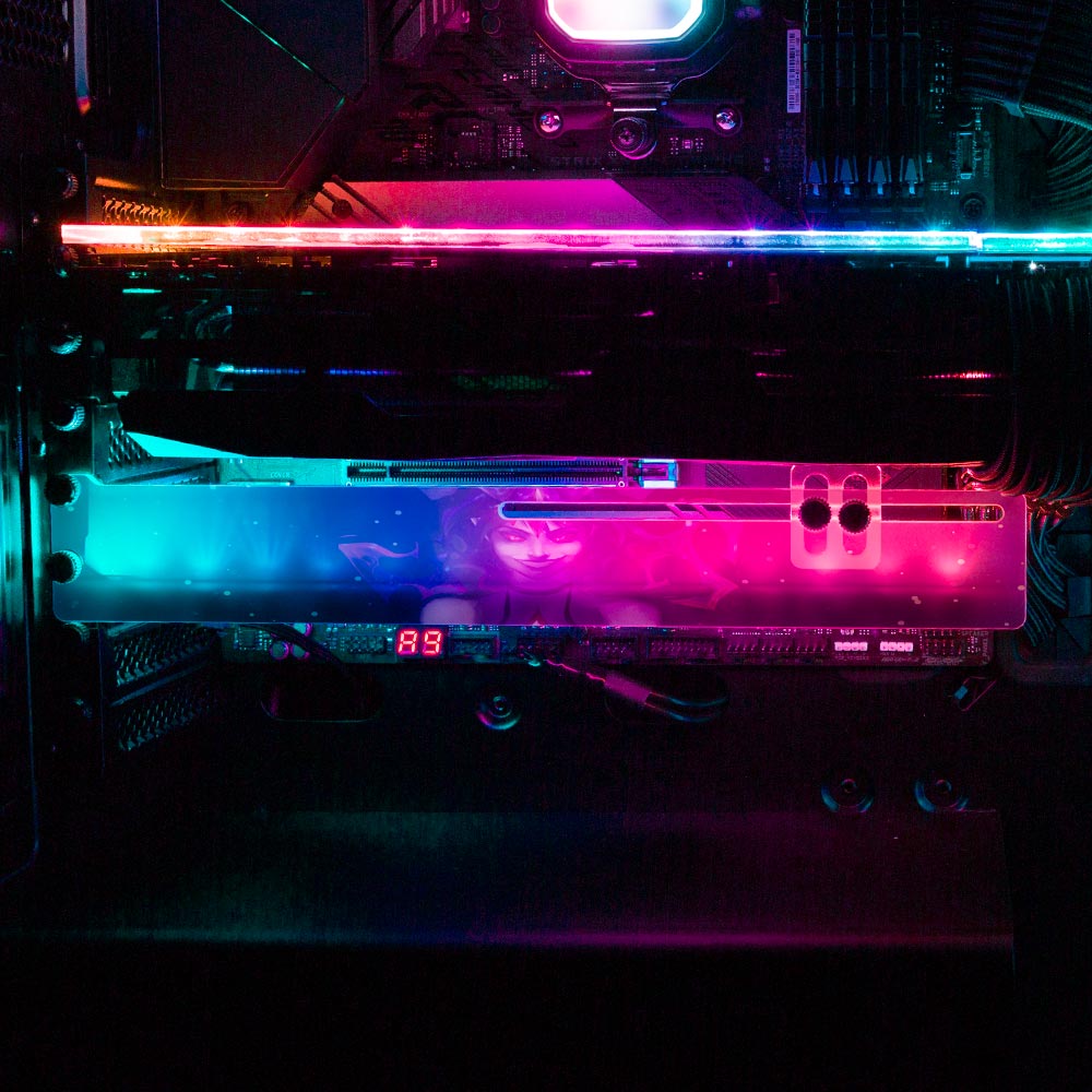 Void Walker RGB GPU Support Bracket - Ghost Data - V1Tech