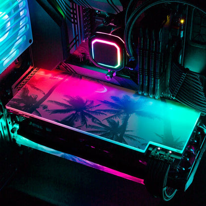 Warm Feelings RGB GPU Backplate - Cajuca Art - V1Tech