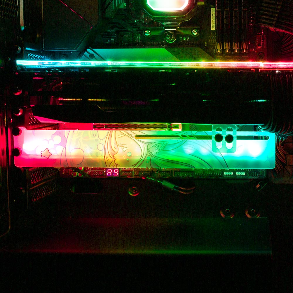 Water's Bond RGB GPU Support Bracket - Piumeli - V1Tech