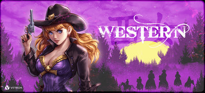 Western Girl X-Large Mouse Pad