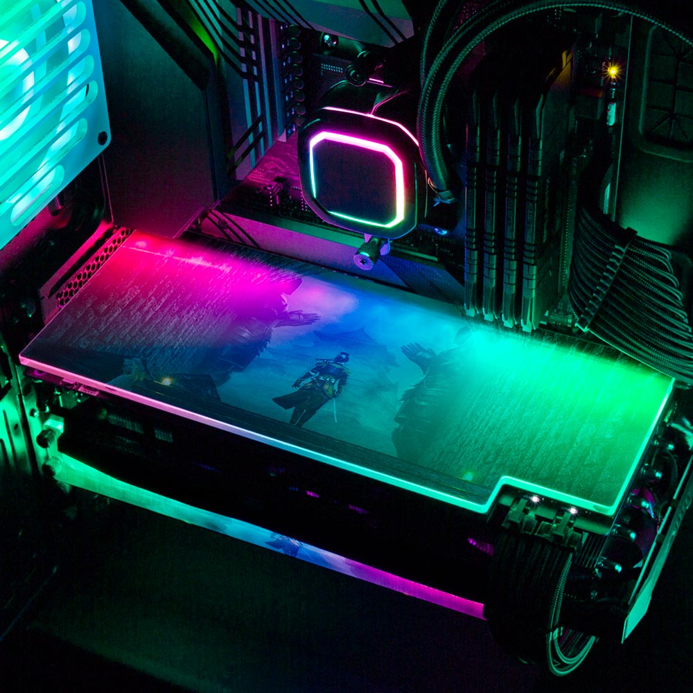 We've Been Surrounded RGB GPU Backplate - Itwasleo - V1Tech