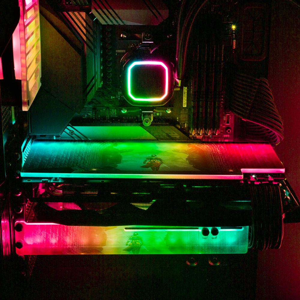 We've Been Surrounded RGB GPU Backplate - Itwasleo - V1Tech