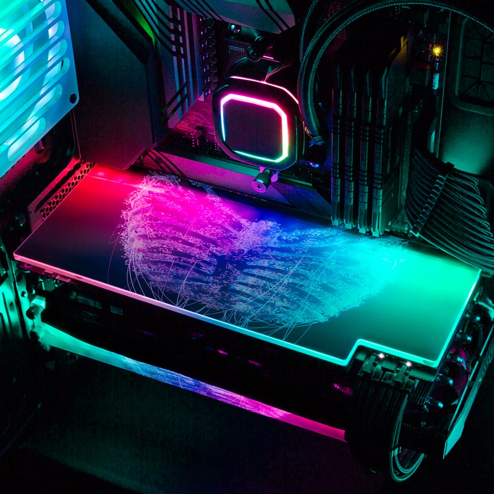 When I'm Gone RGB GPU Backplate - Itwasleo - V1Tech