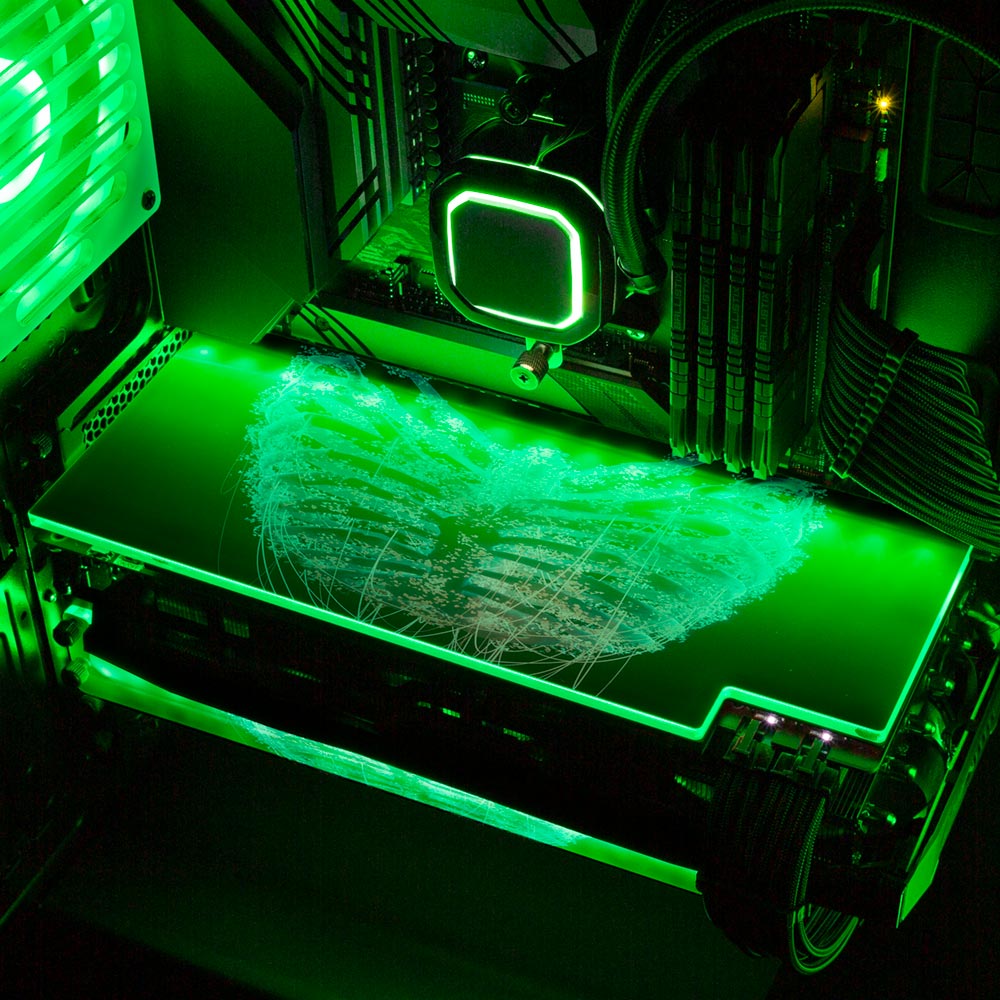 When I'm Gone RGB GPU Backplate - Itwasleo - V1Tech