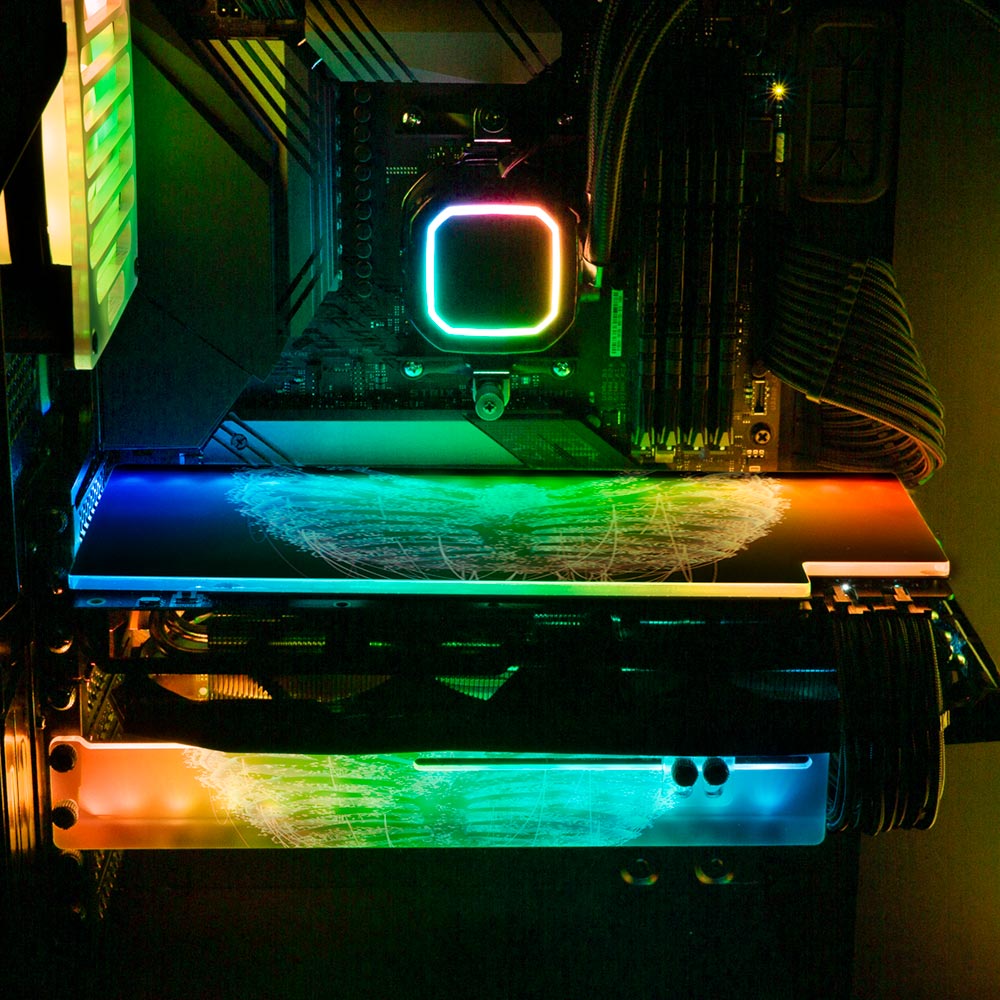 When I'm Gone RGB GPU Backplate - Itwasleo - V1Tech