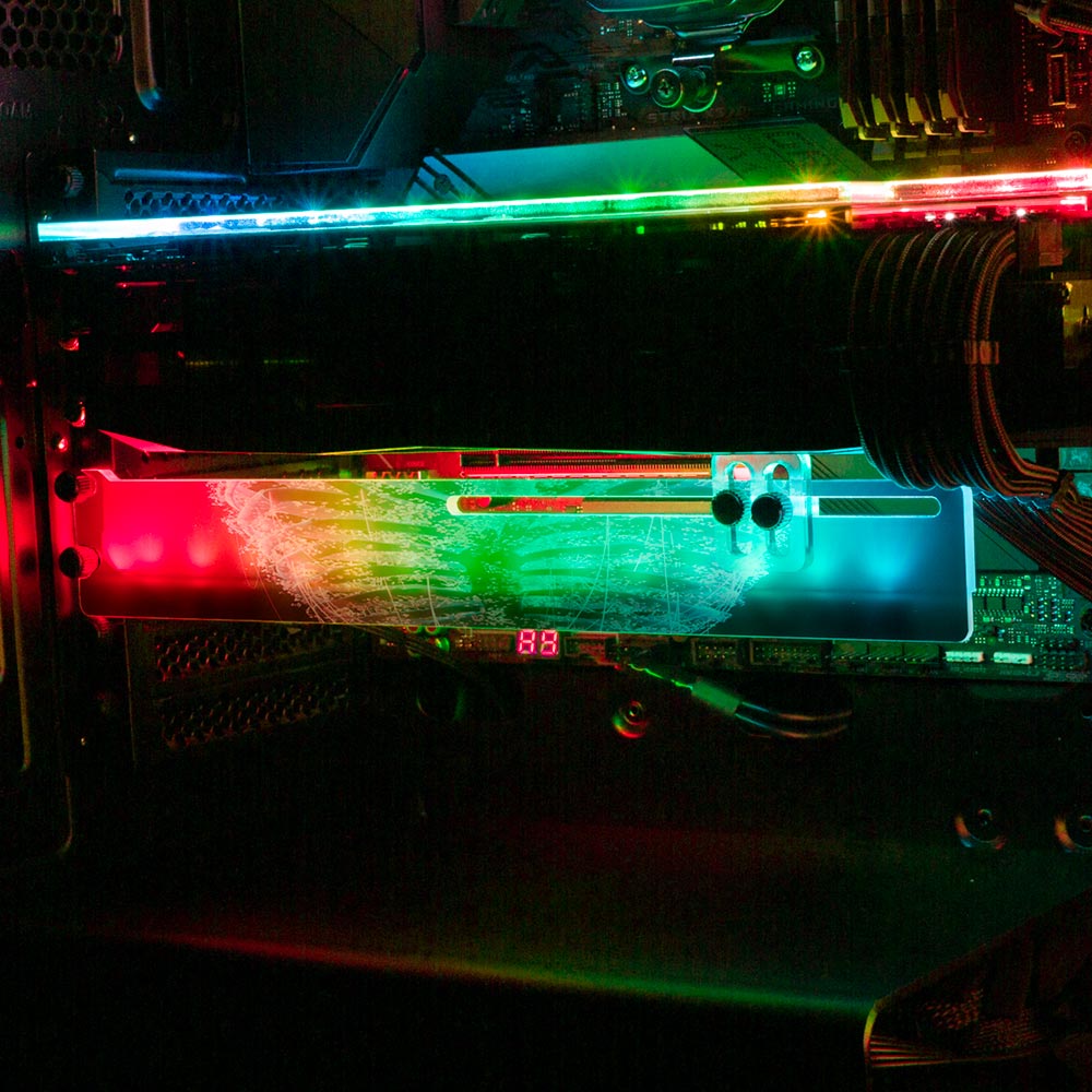 When I'm Gone RGB GPU Support Bracket - Itwasleo - V1Tech