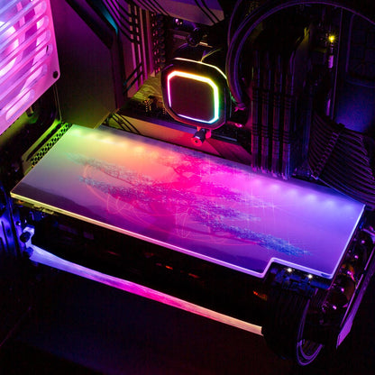 White Light RGB GPU Backplate - Itwasleo - V1Tech