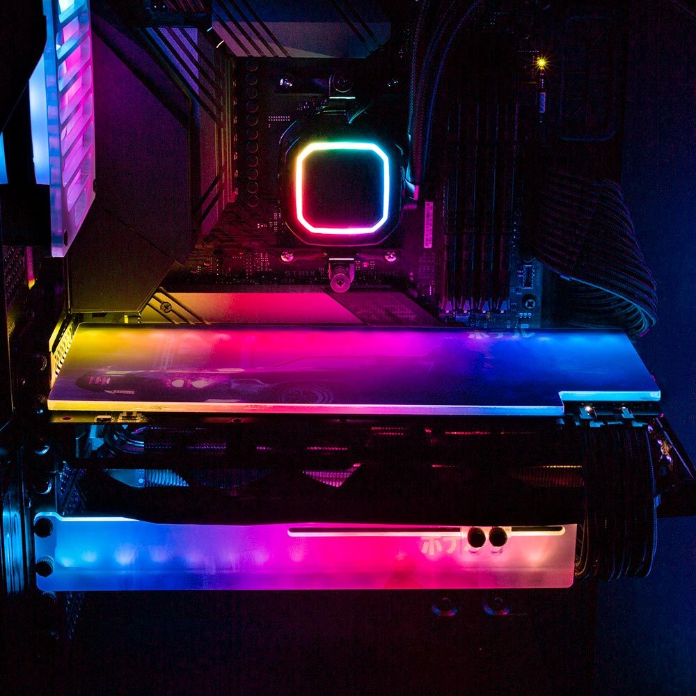 Wondering and Wandering RGB GPU Backplate - Dan Giuz - V1Tech